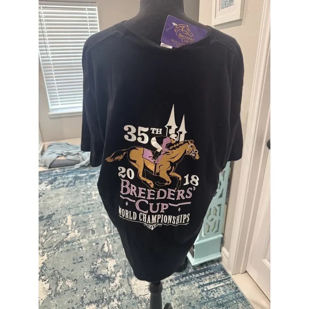 New Breeders Cup 35th Anniversary 2018 Shirt Sz XL